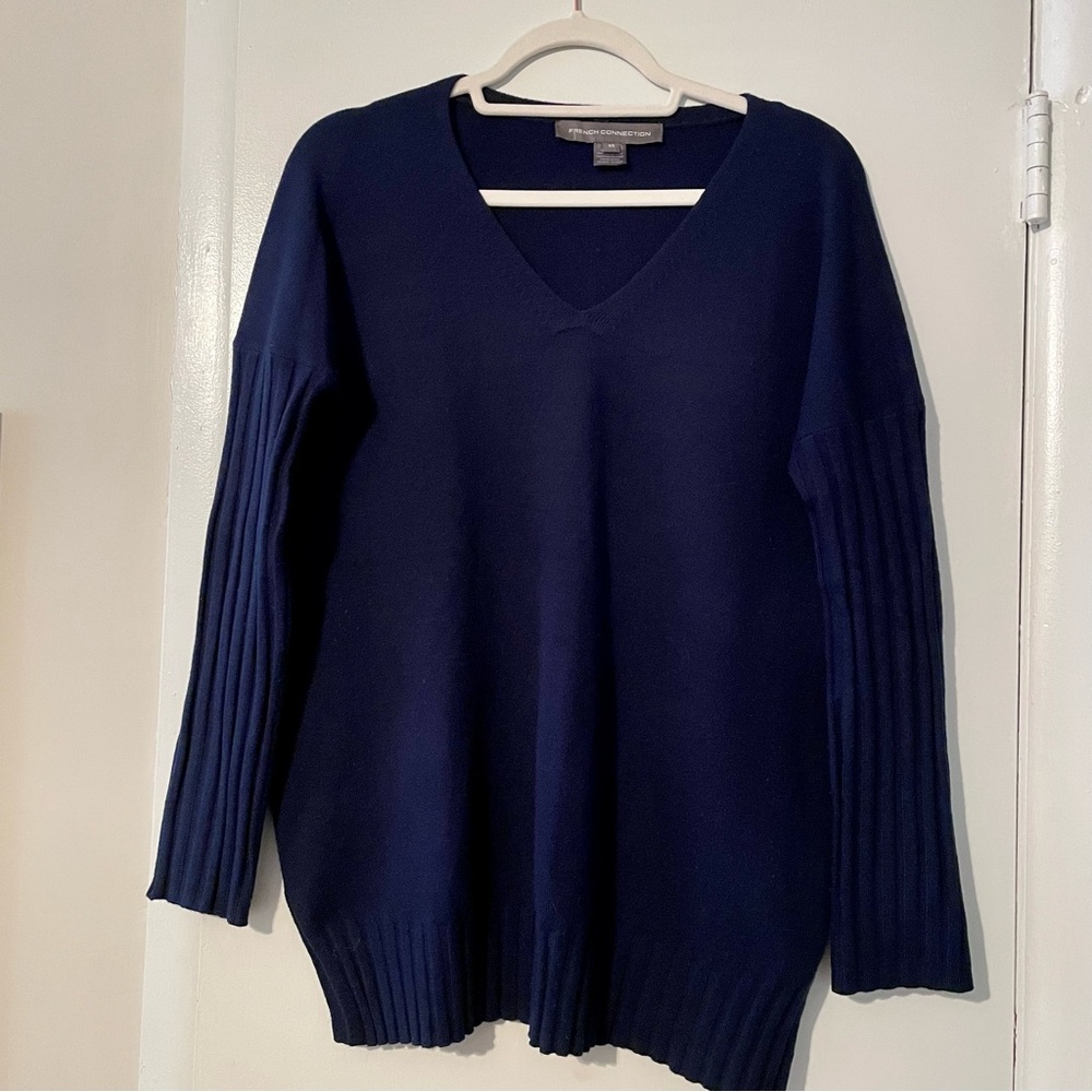 French Connection Navy Blue Sweater
